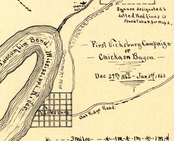 A map of Chickasaw Bayou