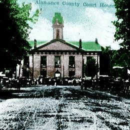 Original Alamance County Court House, c. 1912