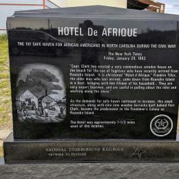 Hotel de Africa, Hattera Island, N.C.