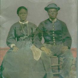 Hannah and Adam Watkins (c. 1865)