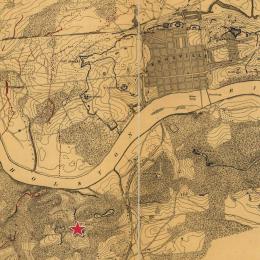 Topographical Map of the Approaches and Defenses of Knoxville