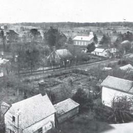 Rooftop view across the south end of Salem, ca. 1865.
