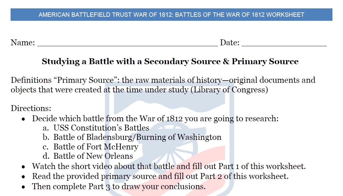 Lesson Plan Worksheet