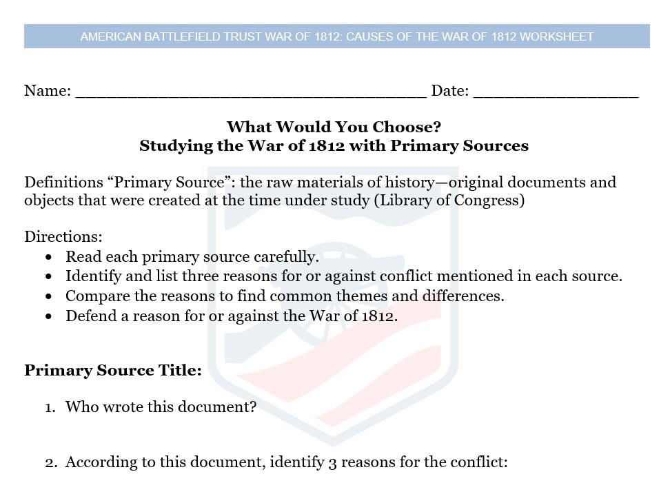 Lesson Plan Worksheet