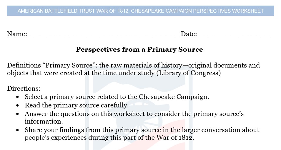 Lesson Plan Worksheet
