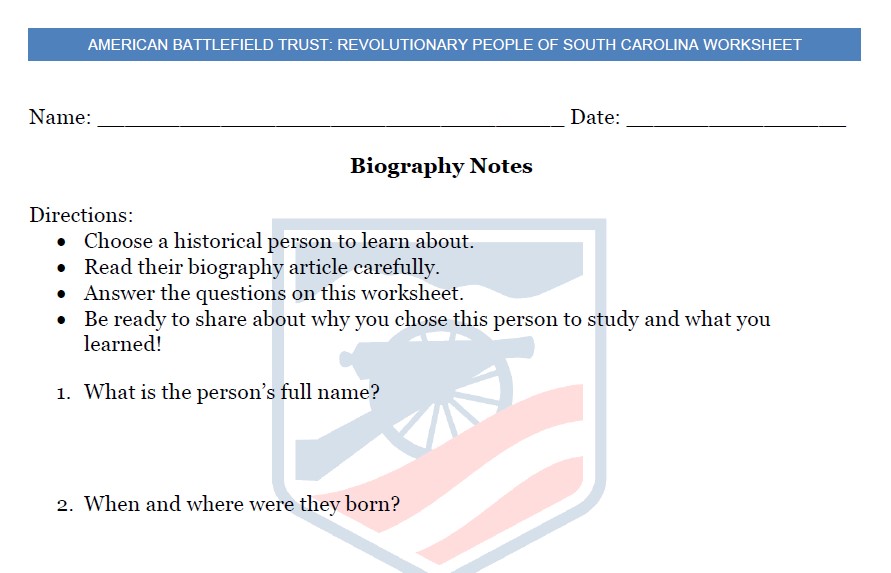 Worksheet