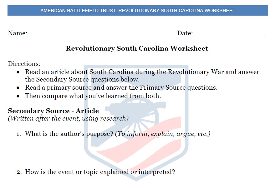 Worksheet
