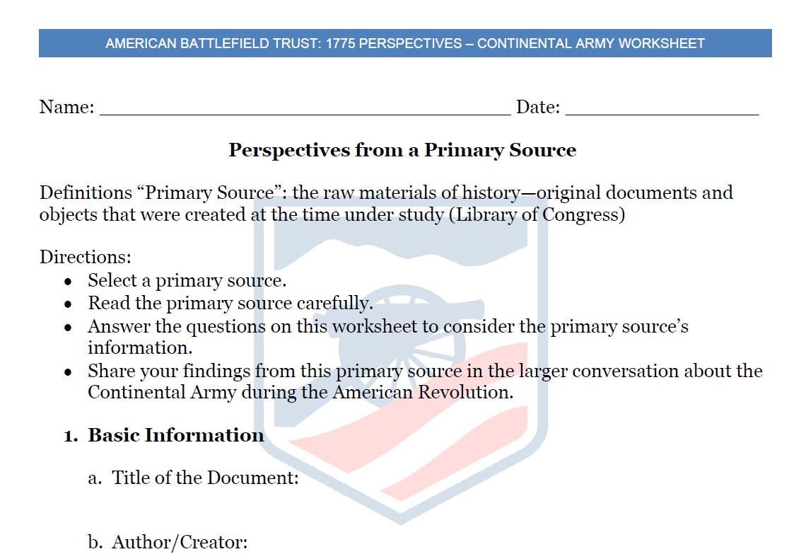 Worksheet
