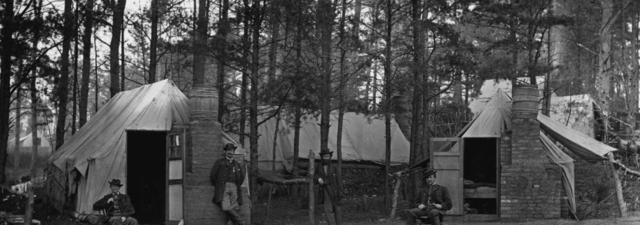 Brandy Station, Va. Quarters of Capt. Harry Clinton, quartermaster, Provost Guard