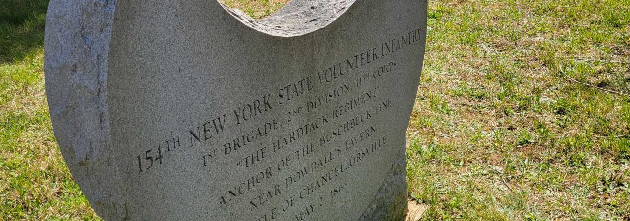 154th New York Regimental Monument at Chancellorsville