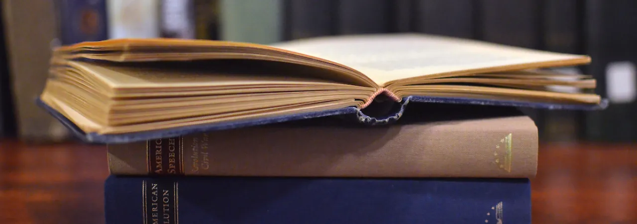 Photograph of History Books