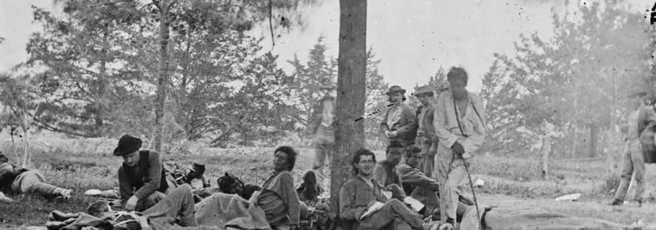 After the Battle of the Wilderness, near Fredericksburg