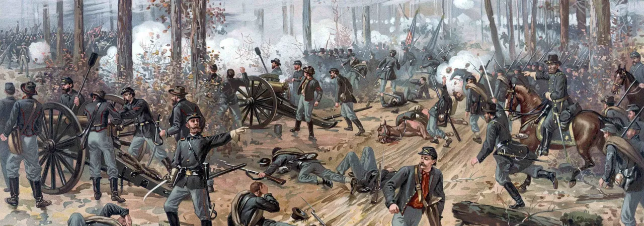 Battle of Shiloh by Thure de Thulstrup