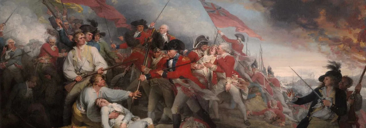The Battle of Bunker's Hill, June 17, 1775 by John Trumbull