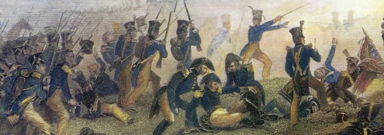 Battle of Lundy's Lane, 1868. Painting by Alonzo Chappel.
