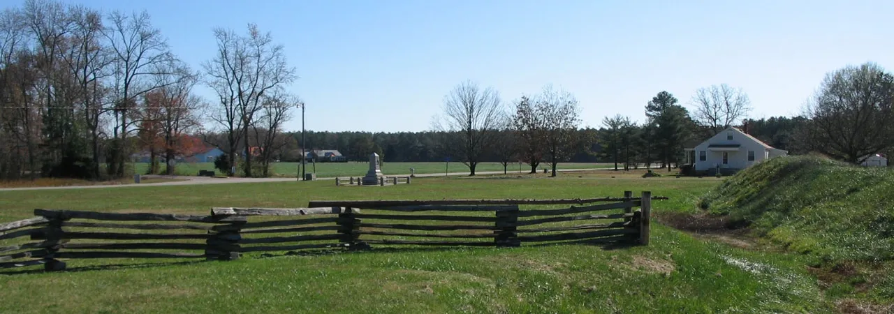 Fort Wadsworth, a part of the Globe Tavern Battlefield