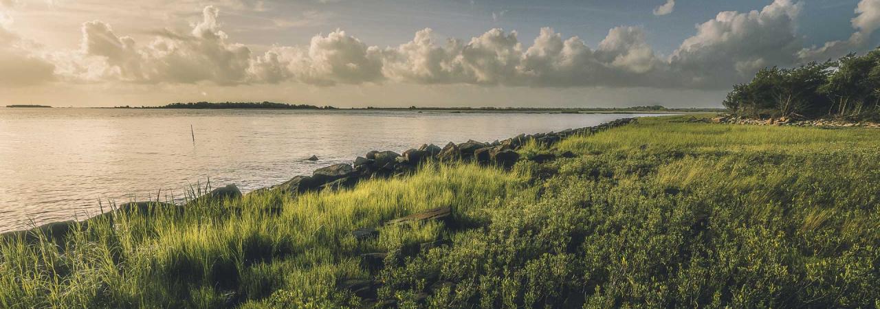 A photograph of Fort Johnson in Charleston County, S.C.