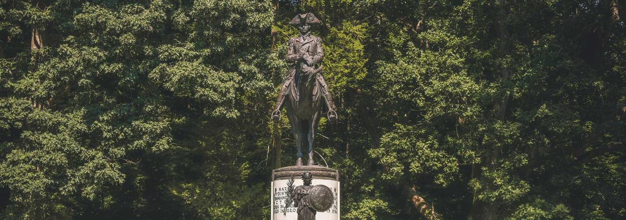 Nathanael Greene Monument, sculpted by Herman Packer, Guilford Courthouse National Military Park, Greensboro, N.C.