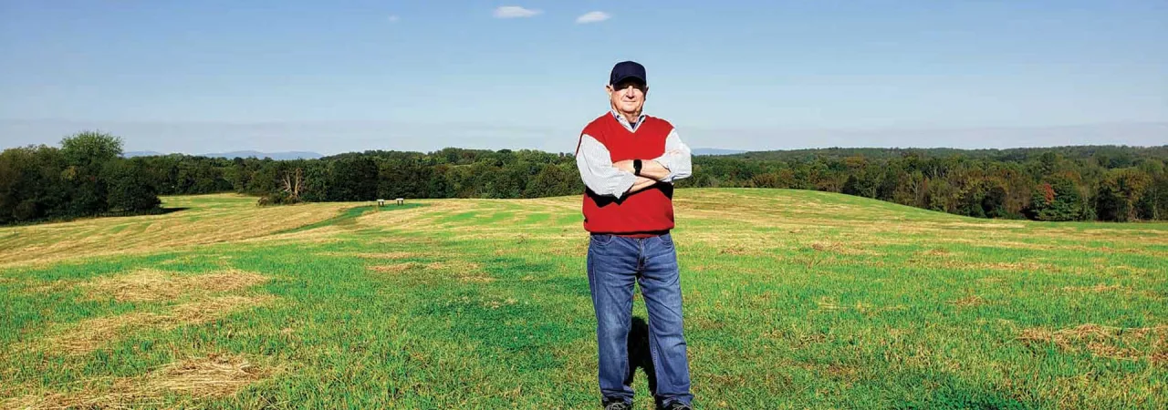Clark “Bud” Hall at Brandy Station Battlefield, Culpeper County, Va.
