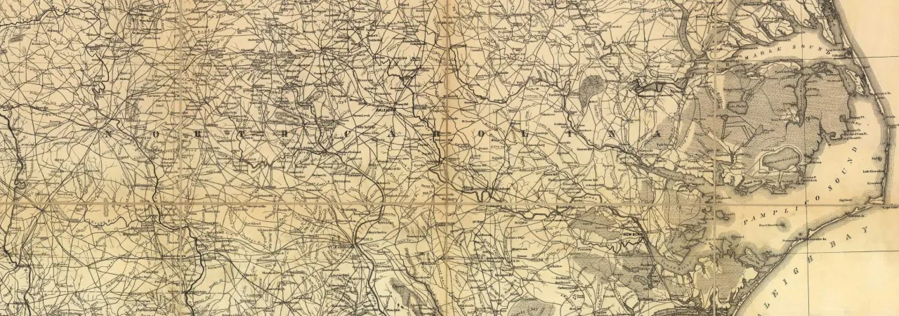 North Carolina, with adjacent parts of Virginia and South Carolina 1865