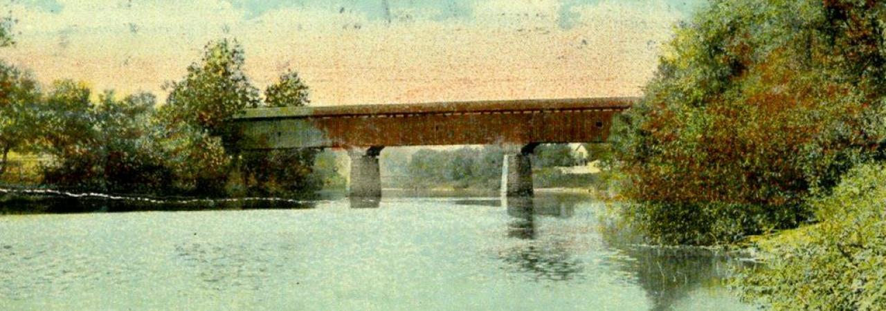 Old Bridge over Licking River, Cynthiana, Kentucky.