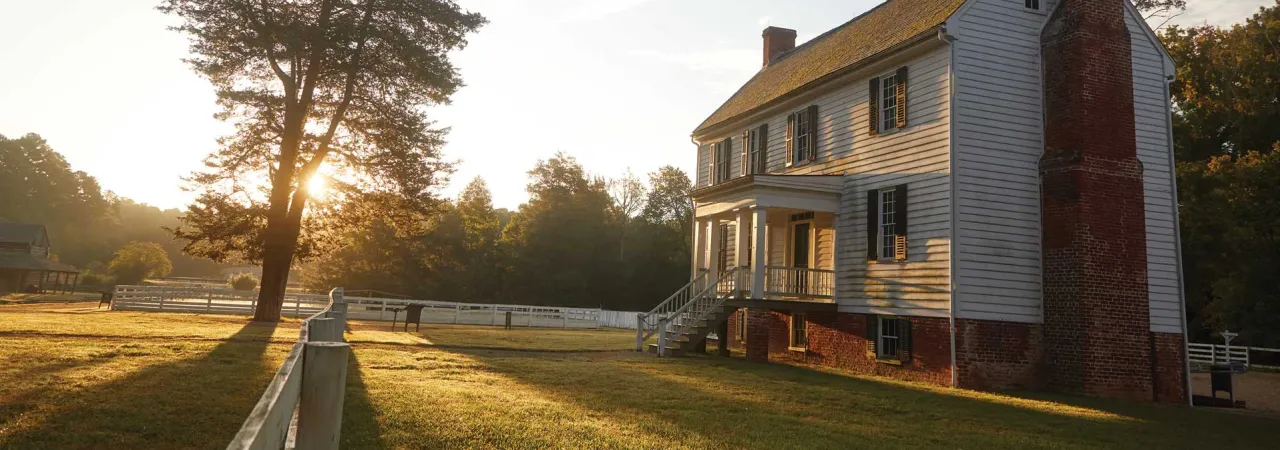 Tudor Hall at Pamplin Historical Park, Petersburg, Va.