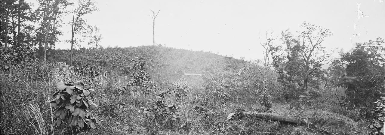 Pine Mountain, Ga., 1864, where Gen. Polk was killed
