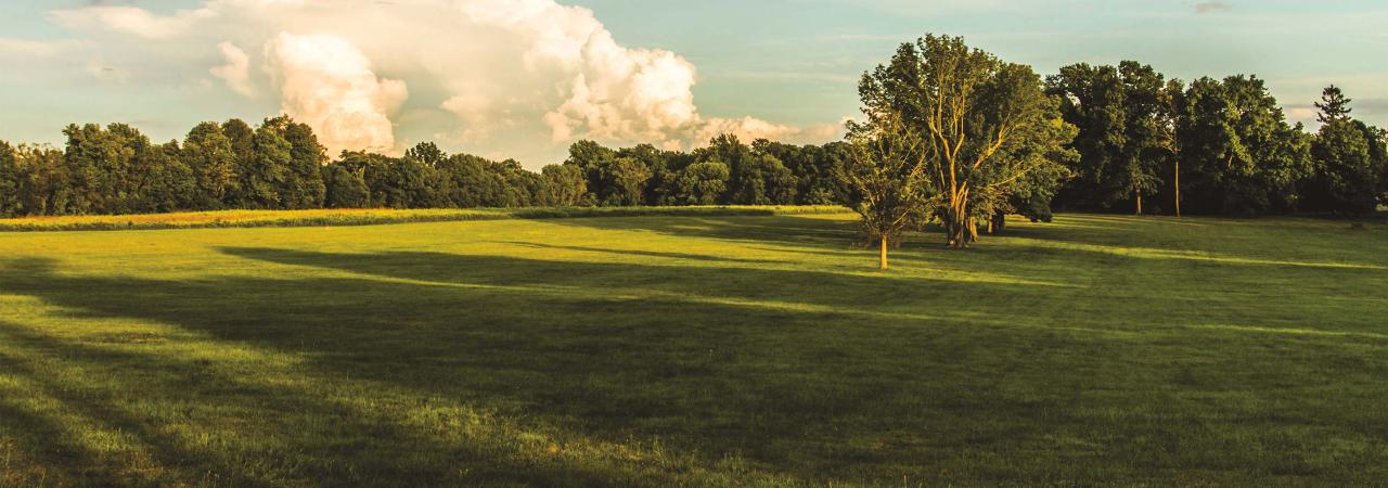 A vibrant sky over the Princeton Battlefield