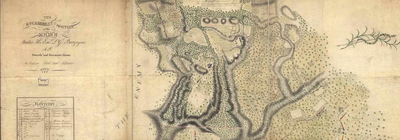 Freeman's Farms on Hudsons River near Stillwater, 1777