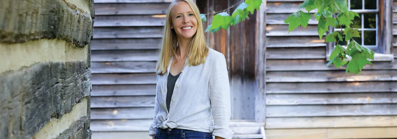 Darley Newman at Guilford Courthouse National Military Park, Greensboro, N.C.