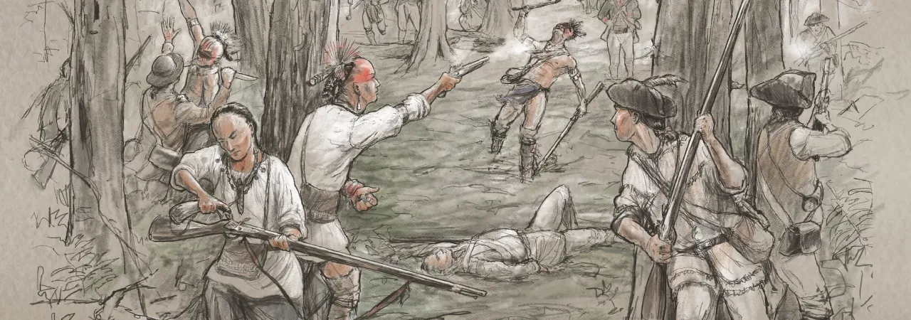 Two Kettles Together and Han Yerry at the Battle of Oriskany