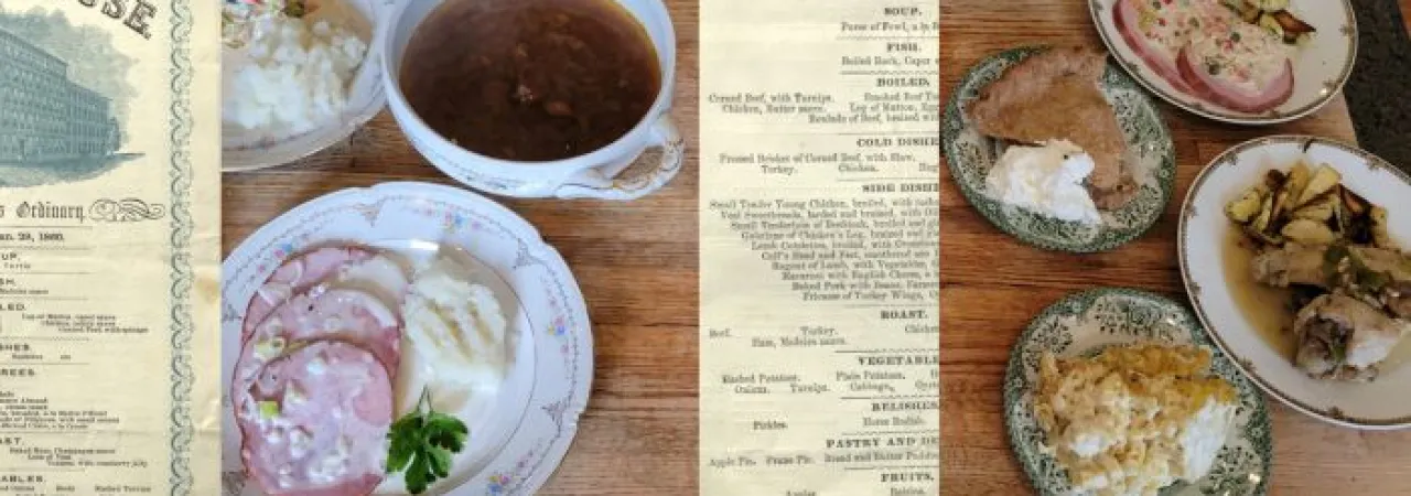 Food and historic menus