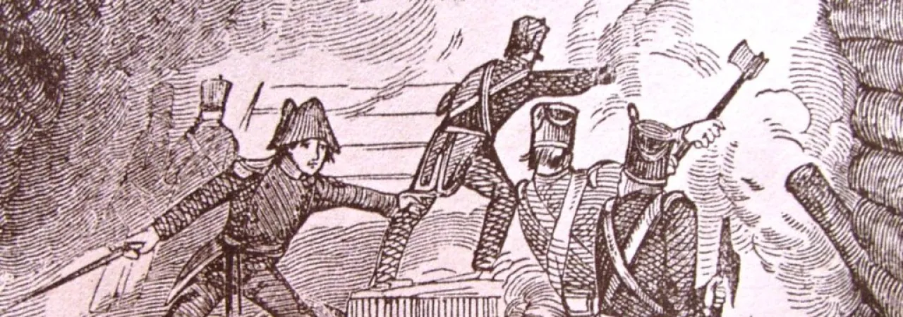 Zachary Taylor at Fort Harrison in 1812