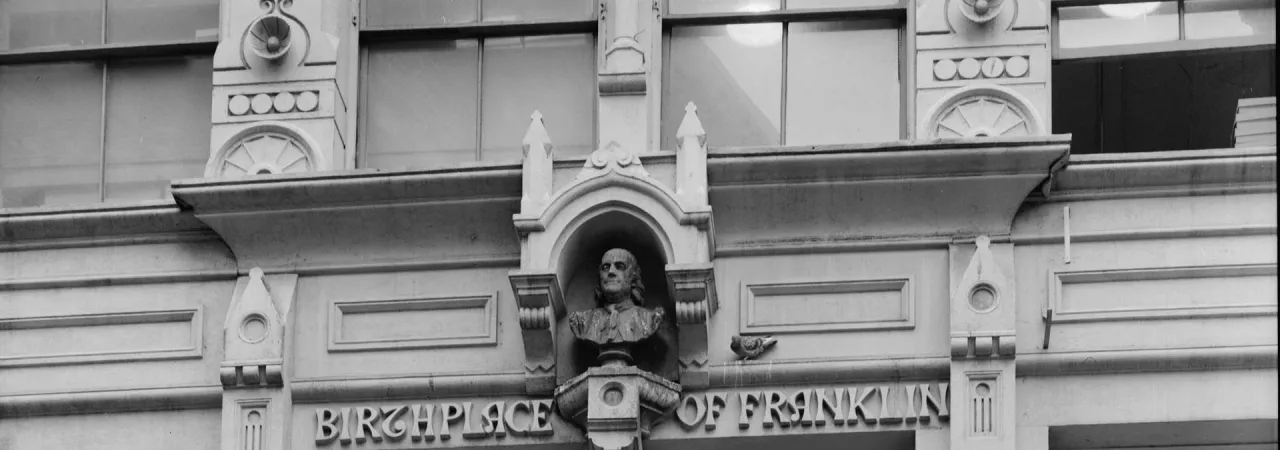 Benjamin Franklin Birthplace Site, Boston, Suffolk County, Mass.