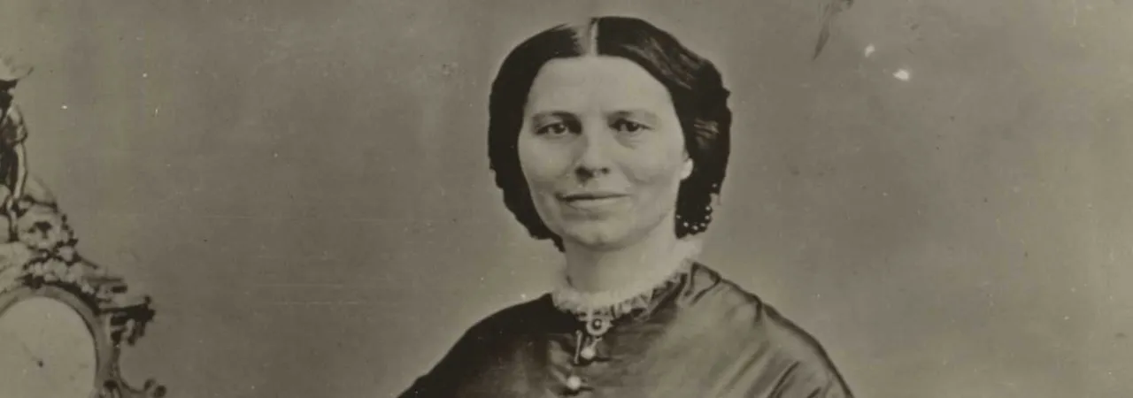 Clara Barton, Three-Quarter Length Portrait, Seated, Facing Front