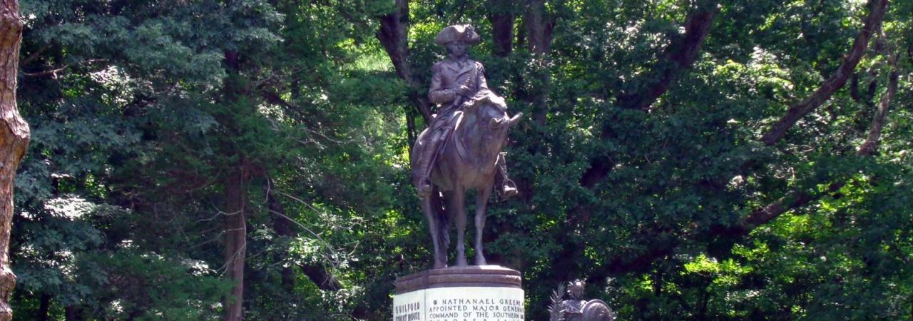 Greene and Signers Monuments at Guilford Courthouse National Military Park