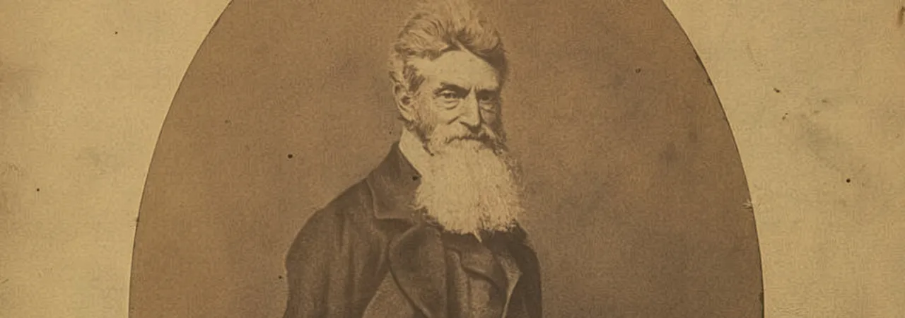 Portrait of John Brown, May 1859. Photograph by Martin M. Lawrence.