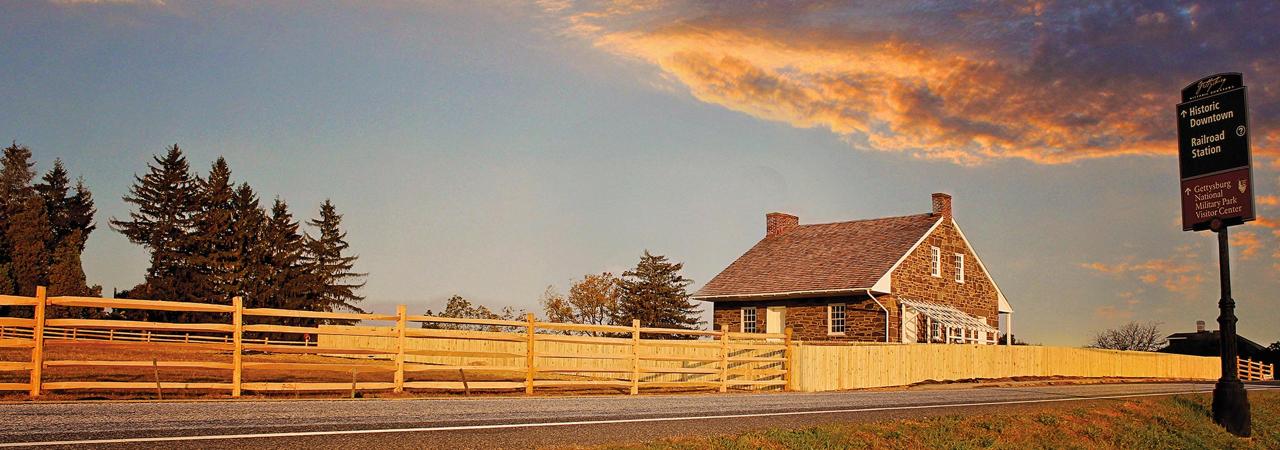 A photograph of Lee's Headquarters at Gettysburg Battlefield