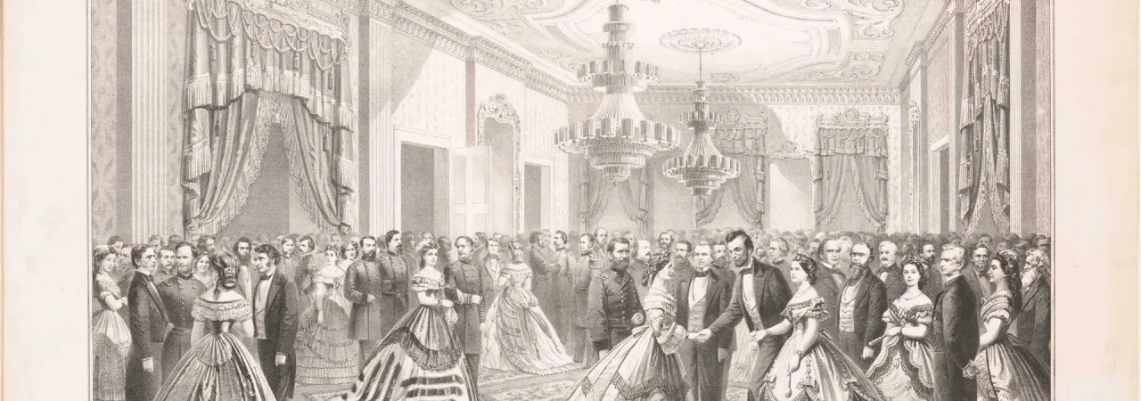 Reception at Lincoln's Second Inauguration