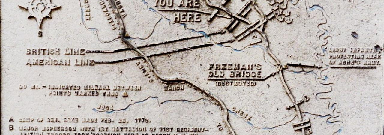 Battle of Brier Creek Map