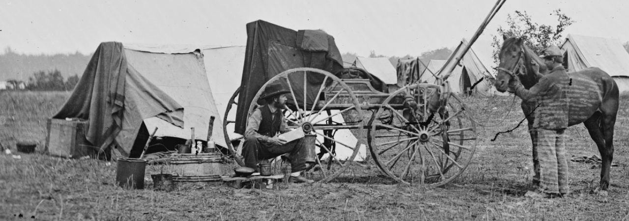 This is a landscape image of a Civil War battlefield.