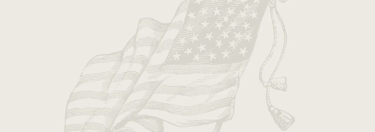 Drawing of the American Flag 76