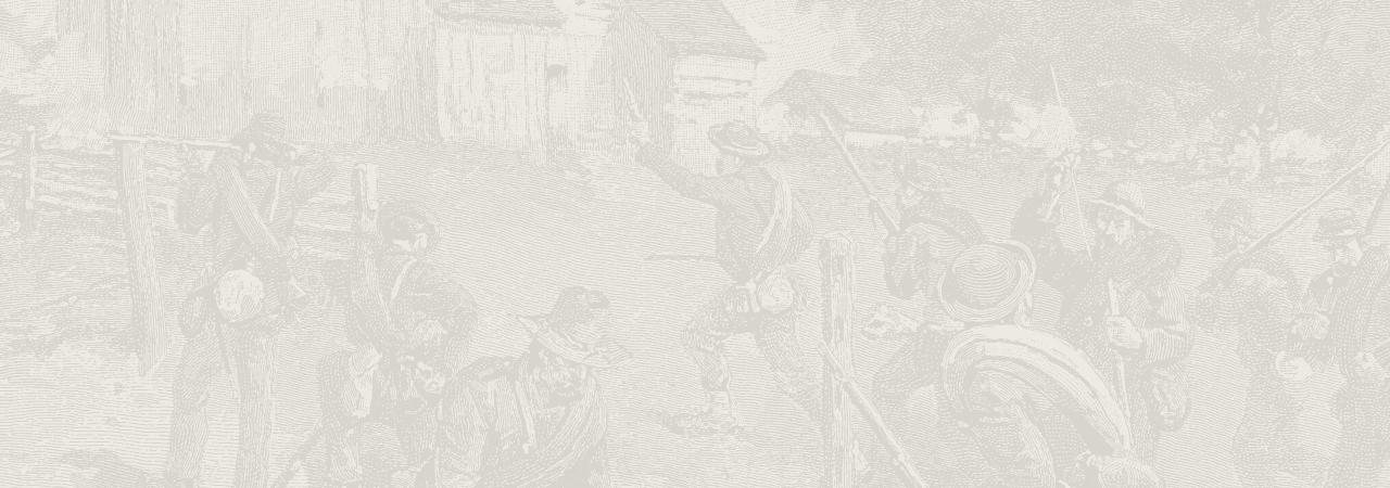A faded sketch of a conflict on the battlefield
