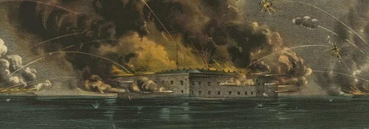Painting of Fort Sumter