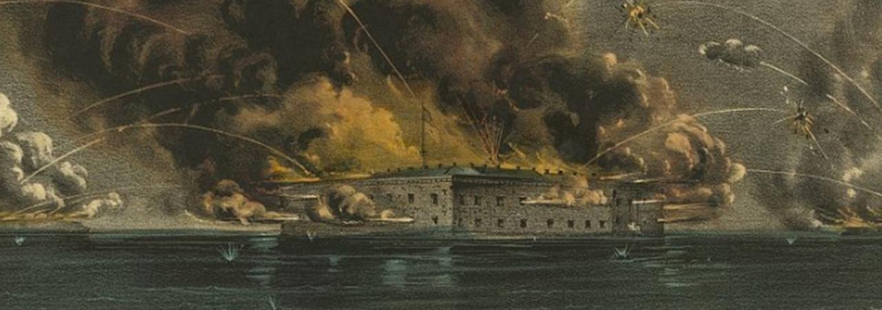 Painting of Fort Sumter