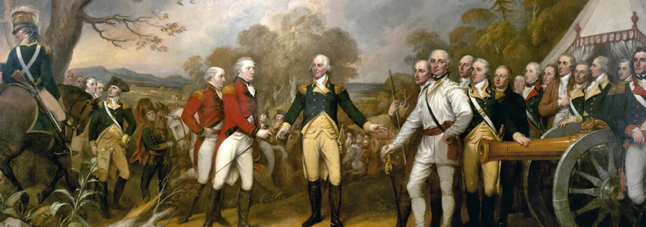 Battle of Saratoga - Surrender of General Burgoyne