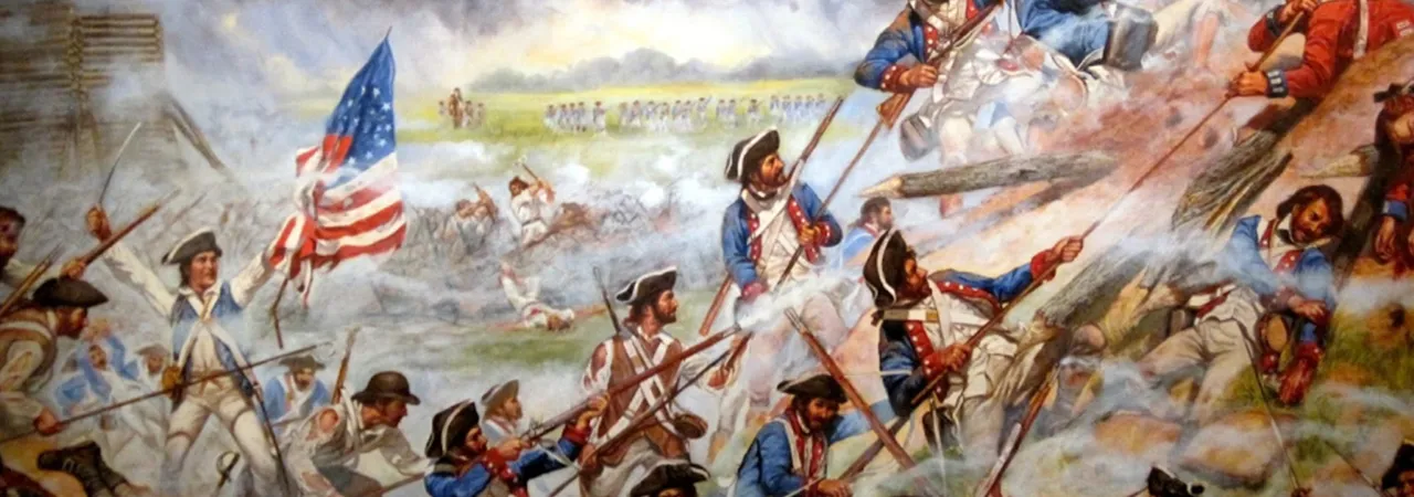 Painted illustration of the Siege of Ninety Six