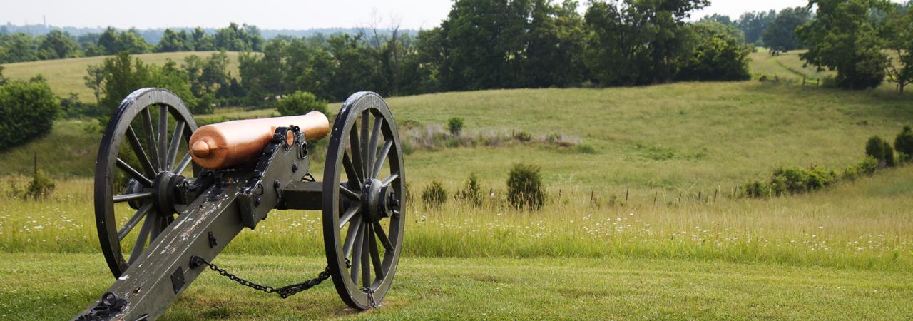 This is a landscape image of the Perryville Battlefield. 