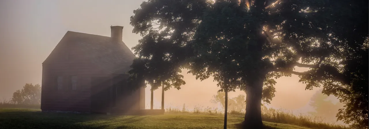 The Neilson House at Saratoga Battlefield by Samantha Decker