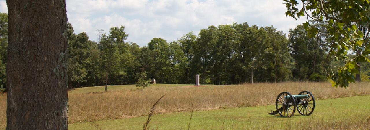 Cannons at Manassas National Battlefield Park, Va.